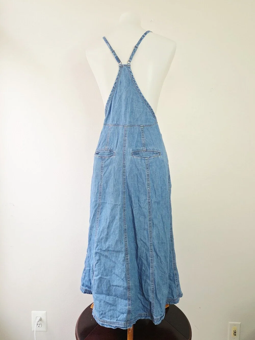 Anthropologie Pilcro Denim Overall Skirt Size 6